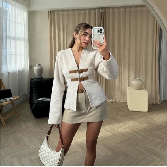 NWT Zara Soft Belted Cardigan - Picture 7 of 16